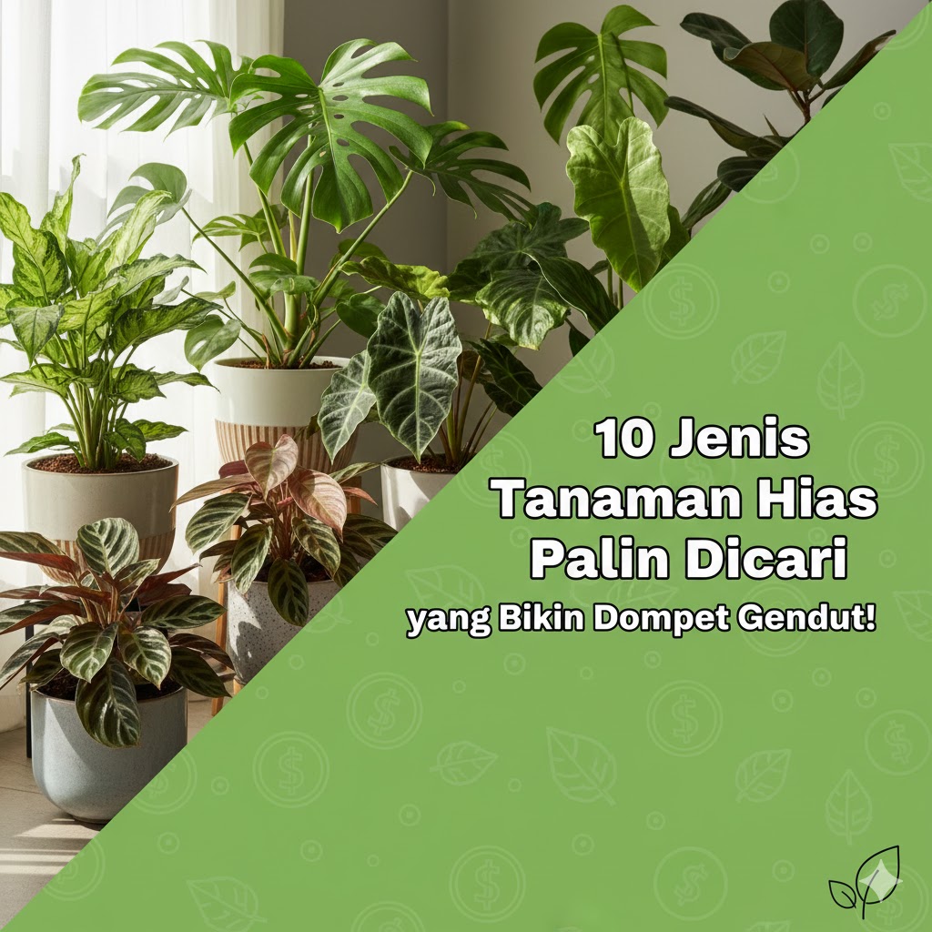 10 Jenis Tanaman Hias Paling Dicari yang Bikin Dompet Gendut!