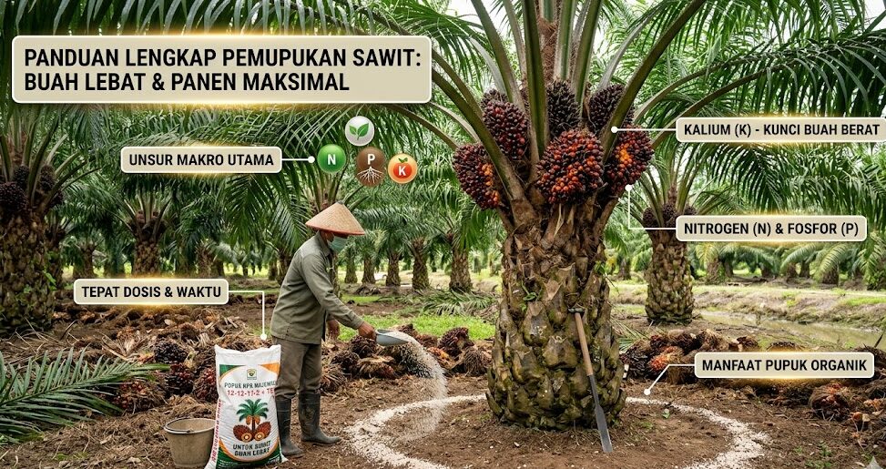 Jenis Pupuk yang Paling Bagus untuk Sawit: Panduan Lengkap Agar Buah Lebat dan Panen Maksimal