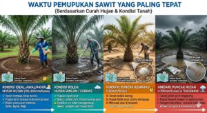 Waktu Pemupukan Sawit yang Paling Tepat